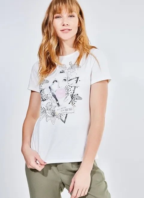 blusa estampa menina chiclé blusa estampa menina chiclé
