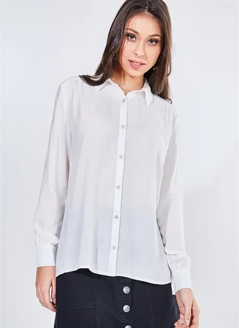 camisa básica alongada camisa básica alongada