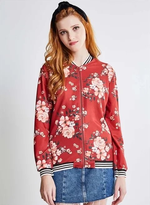 jaqueta bomber floral jaqueta bomber floral