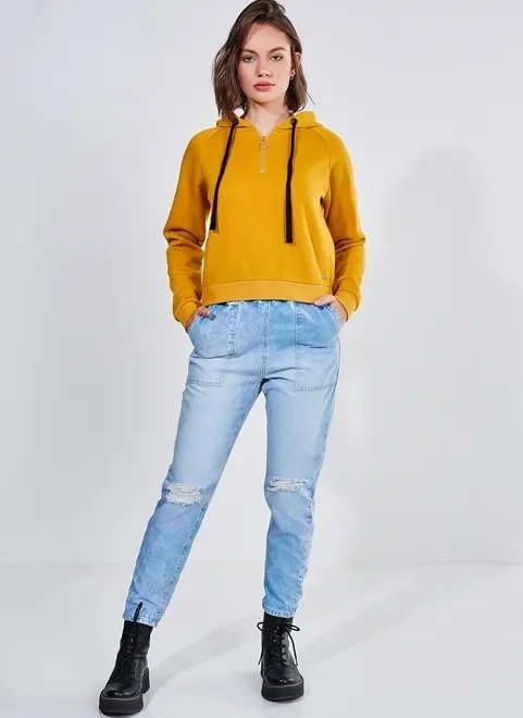 moletom liso com zíper moletom liso com zíper