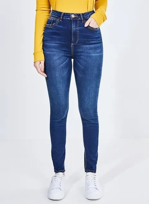 calça jeans skinny cintura alta calça jeans skinny cintura alta