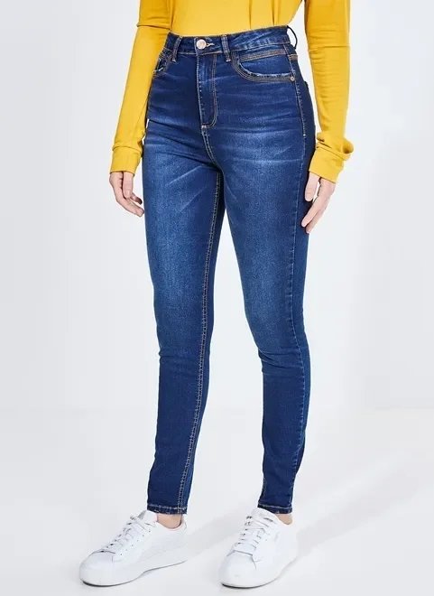 calça jeans skinny cintura alta calça jeans skinny cintura alta
