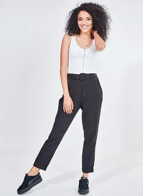 calça alfaiataria com cinto calça alfaiataria com cinto