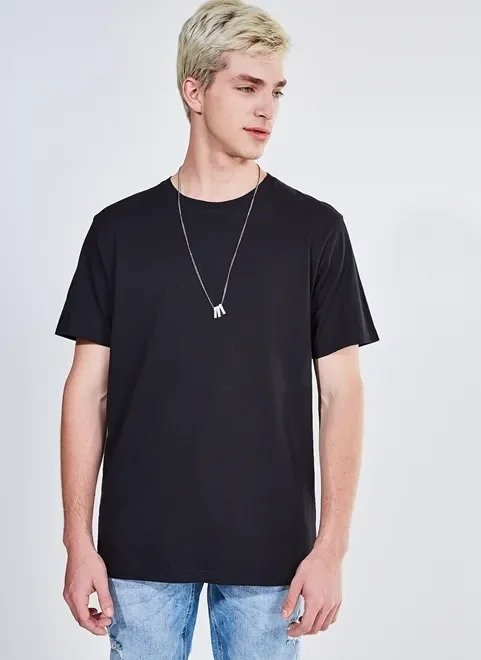 camiseta básica em meia malha camiseta básica em meia malha