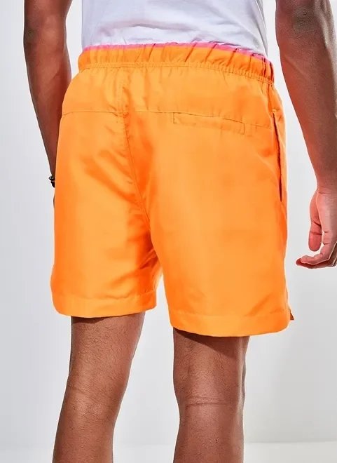 bermuda de banho laranja neon bermuda de banho laranja neon
