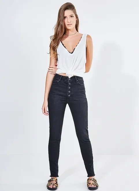 calça jeans black cintura alta calça jeans black cintura alta
