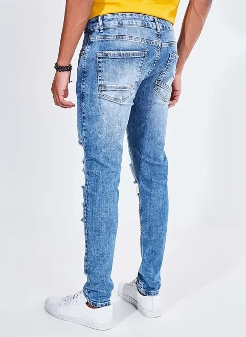 calça jeans super skinny destroyed calça jeans super skinny destroyed