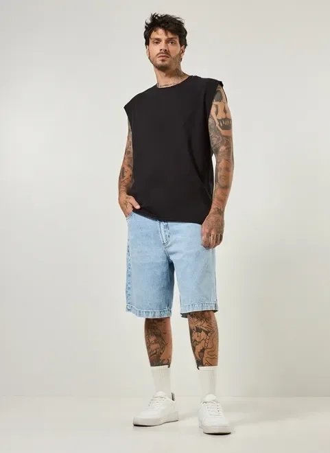 camiseta regata alongada camiseta regata alongada