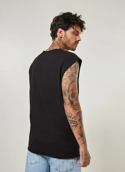 camiseta regata alongada camiseta regata alongada