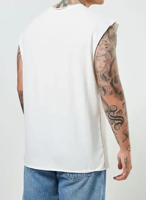 camiseta regata alongada camiseta regata alongada