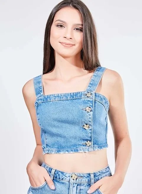top cropped em jeans top cropped em jeans