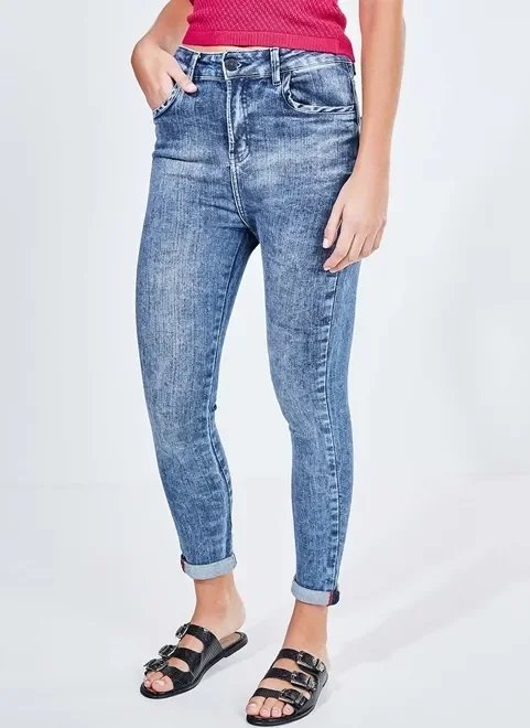 calça skinny jeans médio calça skinny jeans médio