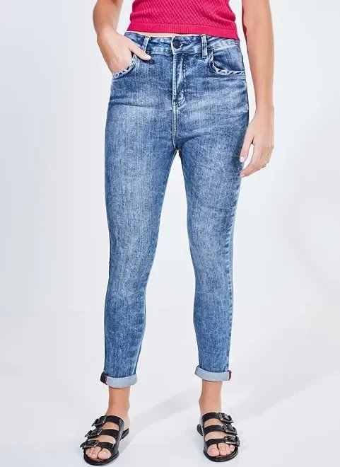 calça skinny jeans médio calça skinny jeans médio