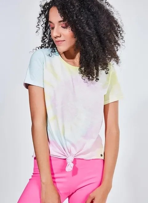 blusa tie dye com nozinho blusa tie dye com nozinho