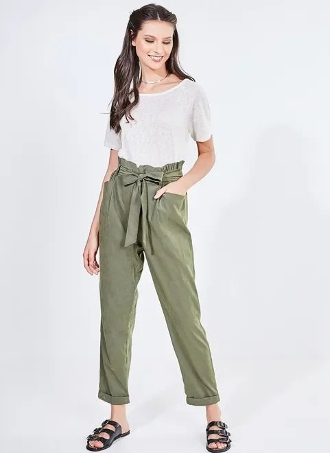 calça clochard em alfaiataria calça clochard em alfaiataria