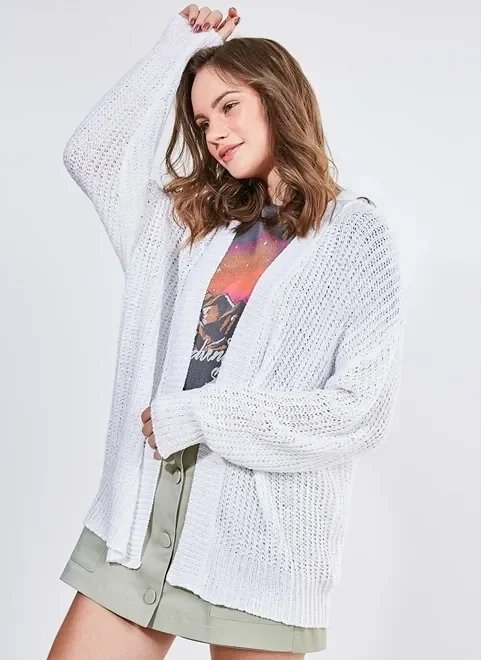 cardigan amplinho leve cardigan amplinho leve