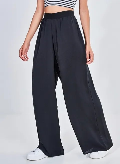 calça pantalona preta calça pantalona preta