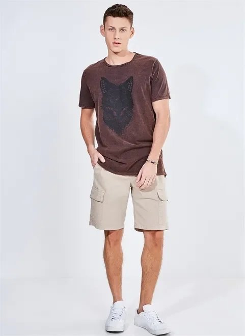 camiseta marmorizada lobo camiseta marmorizada lobo