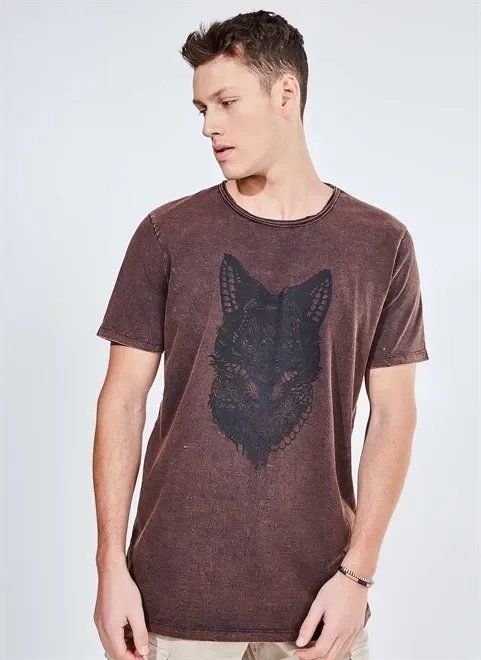 camiseta marmorizada lobo camiseta marmorizada lobo