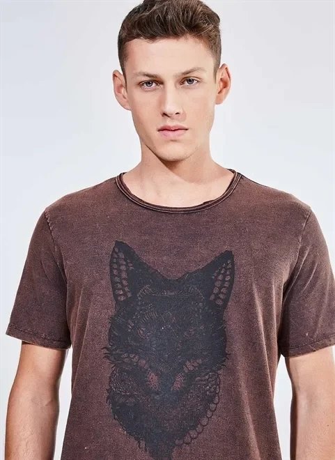 camiseta marmorizada lobo camiseta marmorizada lobo