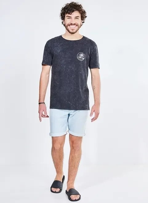 camiseta marmorizada estampa coqueiros camiseta marmorizada estampa coqueiros