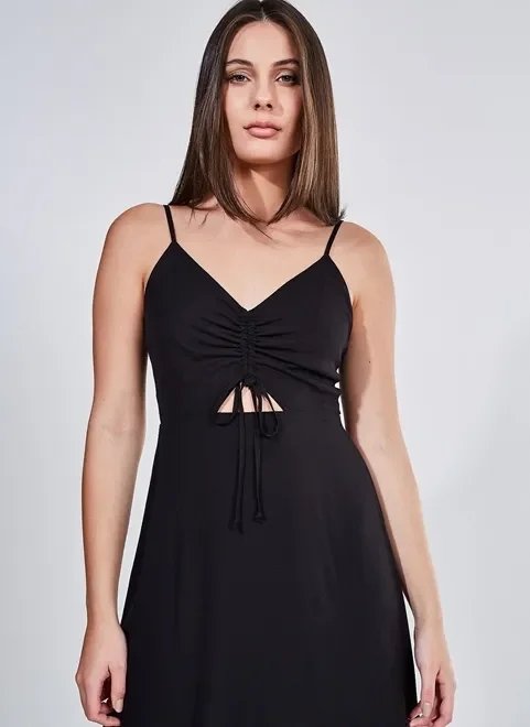 vestido mullet franzido decote vestido mullet franzido decote
