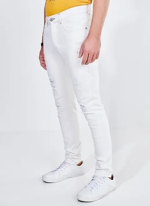 calça skinny em sarja calça skinny em sarja