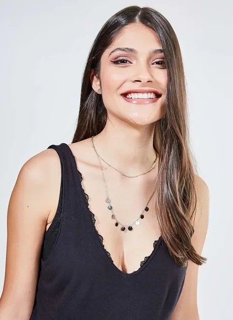 kit choker e colar com medalinhas kit choker e colar com medalinhas