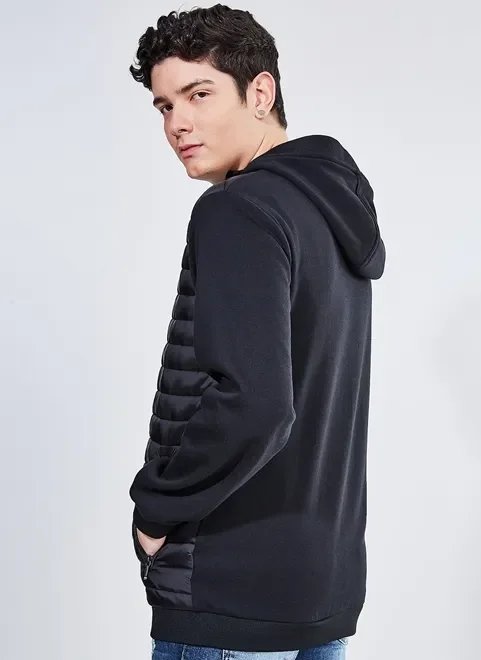 jaqueta em moletom frente puffer jaqueta em moletom frente puffer