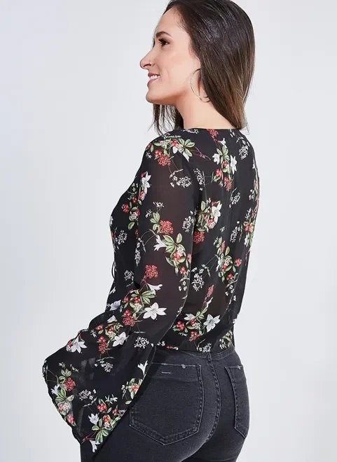 blusa estampada manga sino blusa estampada manga sino