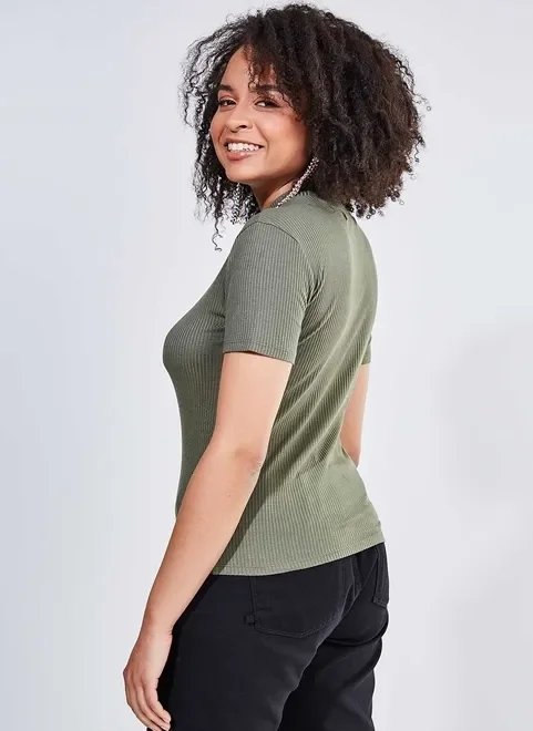 blusa golinha em malha canelada blusa golinha em malha canelada