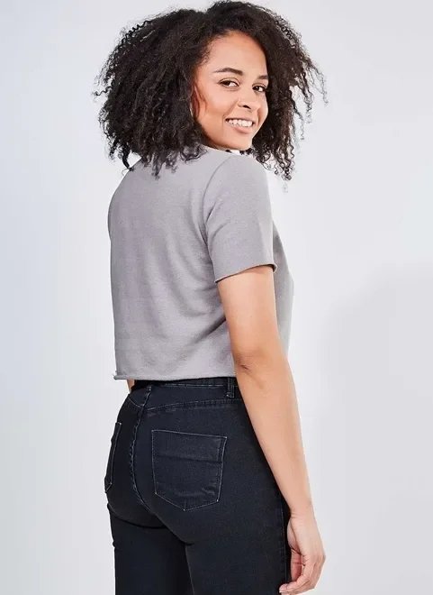 blusa cinza nozinho blusa cinza nozinho