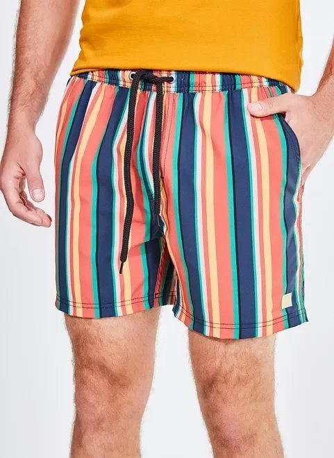 bermuda de banho listrada bermuda de banho listrada