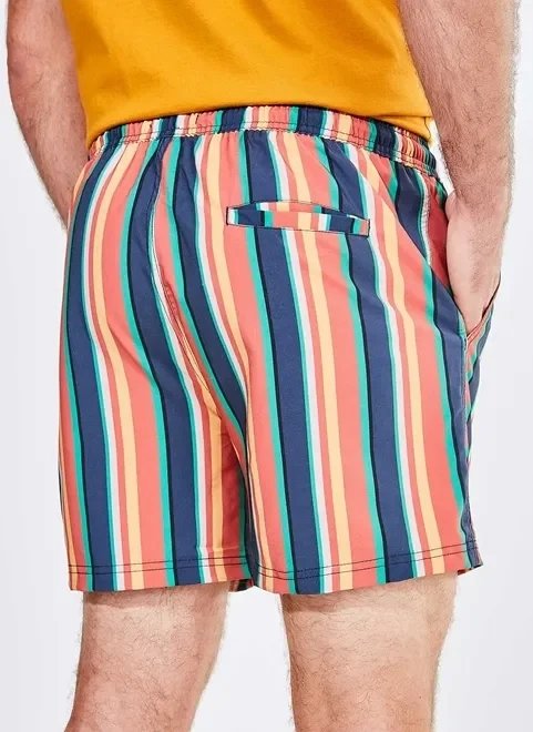 bermuda de banho listrada bermuda de banho listrada
