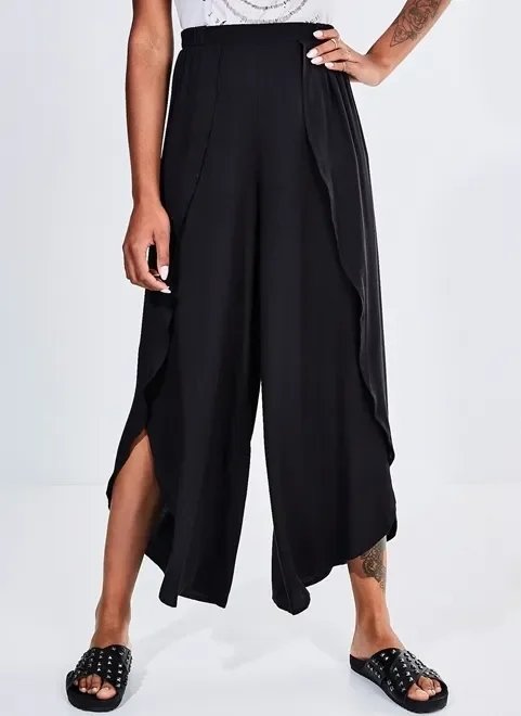 calça pareô com abertura lateral calça pareô com abertura lateral