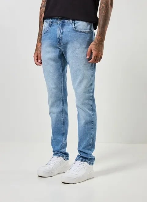 calça jeans skinny básica calça jeans skinny básica