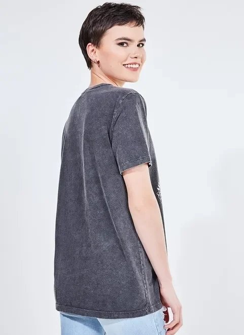 blusa marmorizada estampa rosas blusa marmorizada estampa rosas