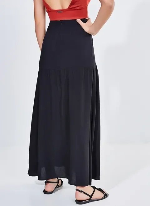 saia longa com fenda saia longa com fenda