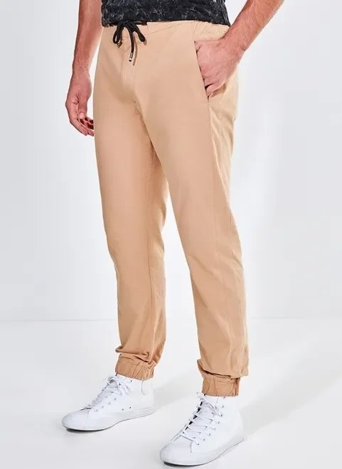 calça jogger em sarja paper calça jogger em sarja paper