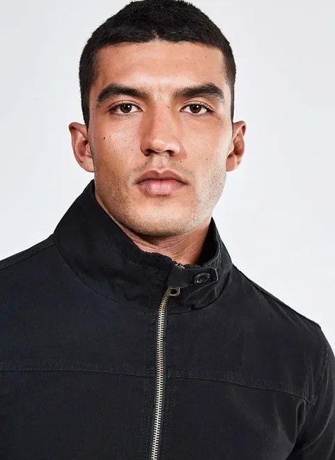 jaqueta bomber em sarja jaqueta bomber em sarja