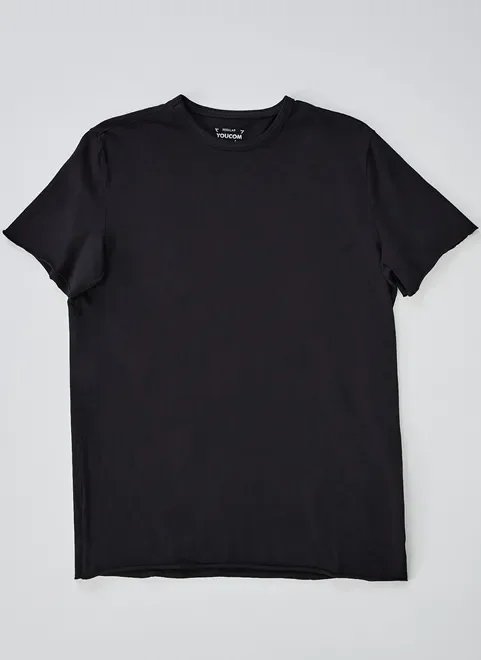 camiseta alongada em malhão camiseta alongada em malhão
