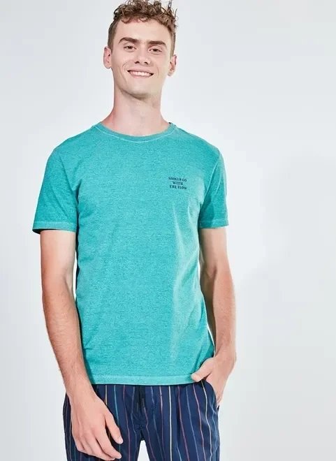 camiseta estampa em silk frente e costas camiseta estampa em silk frente e costas