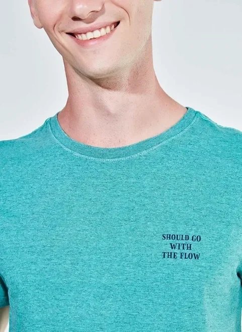 camiseta estampa em silk frente e costas camiseta estampa em silk frente e costas