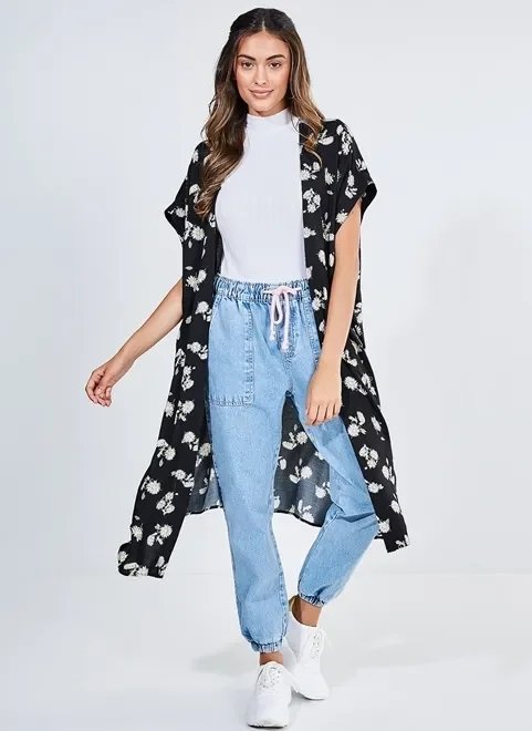 calça jogger em jeans claro calça jogger em jeans claro