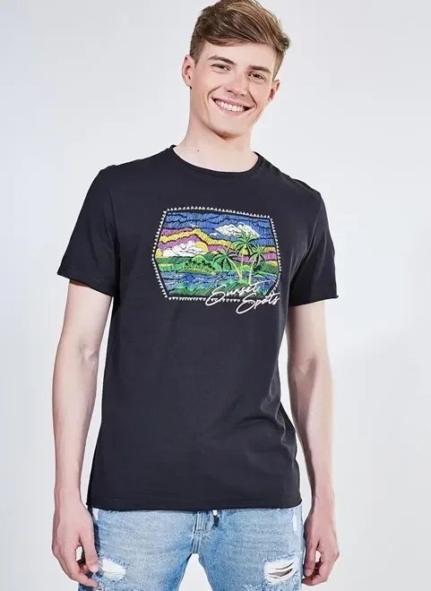 camiseta estampa sunset sports camiseta estampa sunset sports