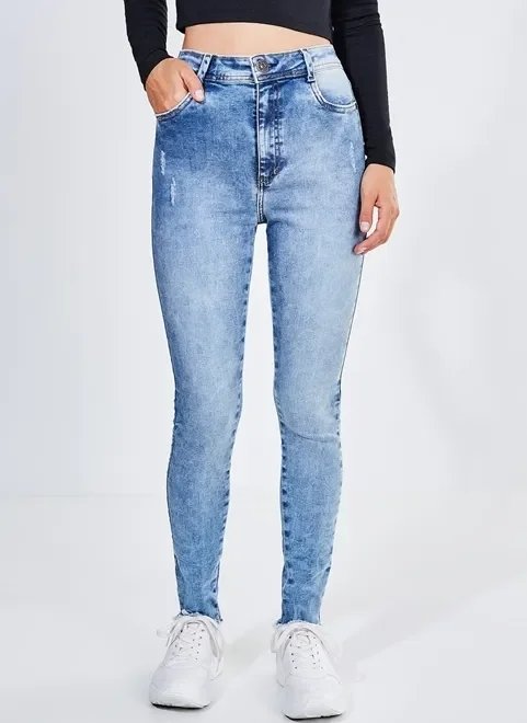 calça jeans skinny cintura alta calça jeans skinny cintura alta