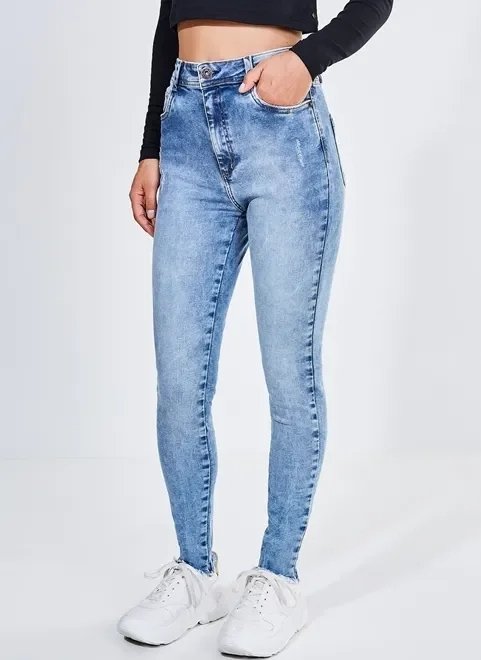 calça jeans skinny cintura alta calça jeans skinny cintura alta