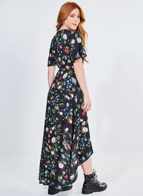 vestido longo cachequer floral vestido longo cachequer floral
