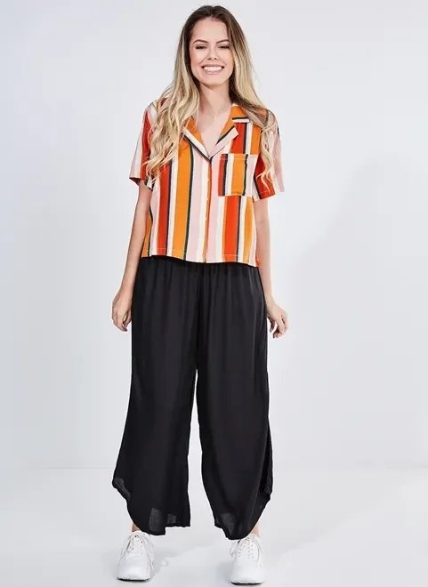 camisa cropped listrada camisa cropped listrada