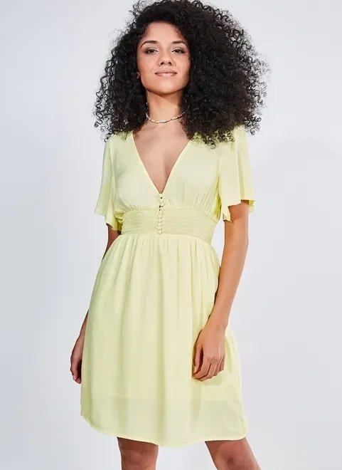 vestido curto amarelo candy com lastex vestido curto amarelo candy com lastex